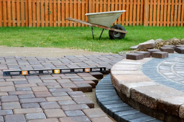 Patio Brick Installation in Meridian